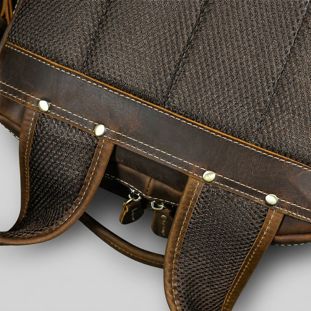 Outrider – Distressed Full-Grain Leather Backpack