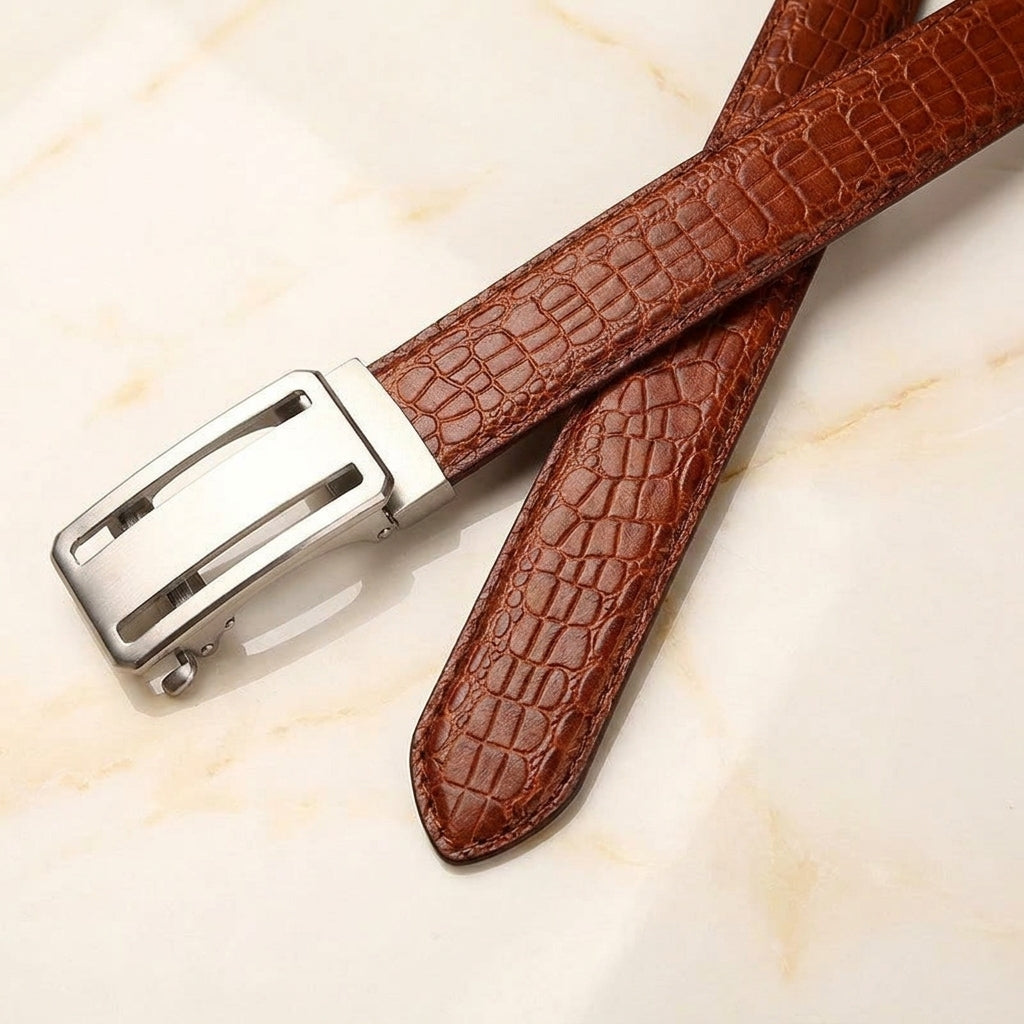 artello-crocodile-embossed-leather-belt