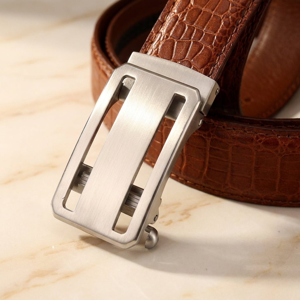 artello-crocodile-embossed-leather-belt