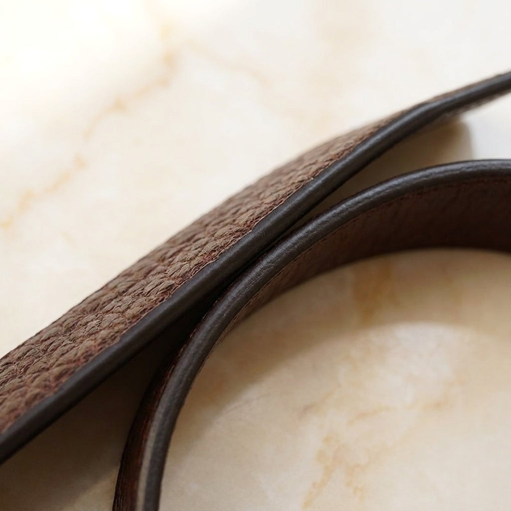 Gravello – Textured Grain Leather Belt