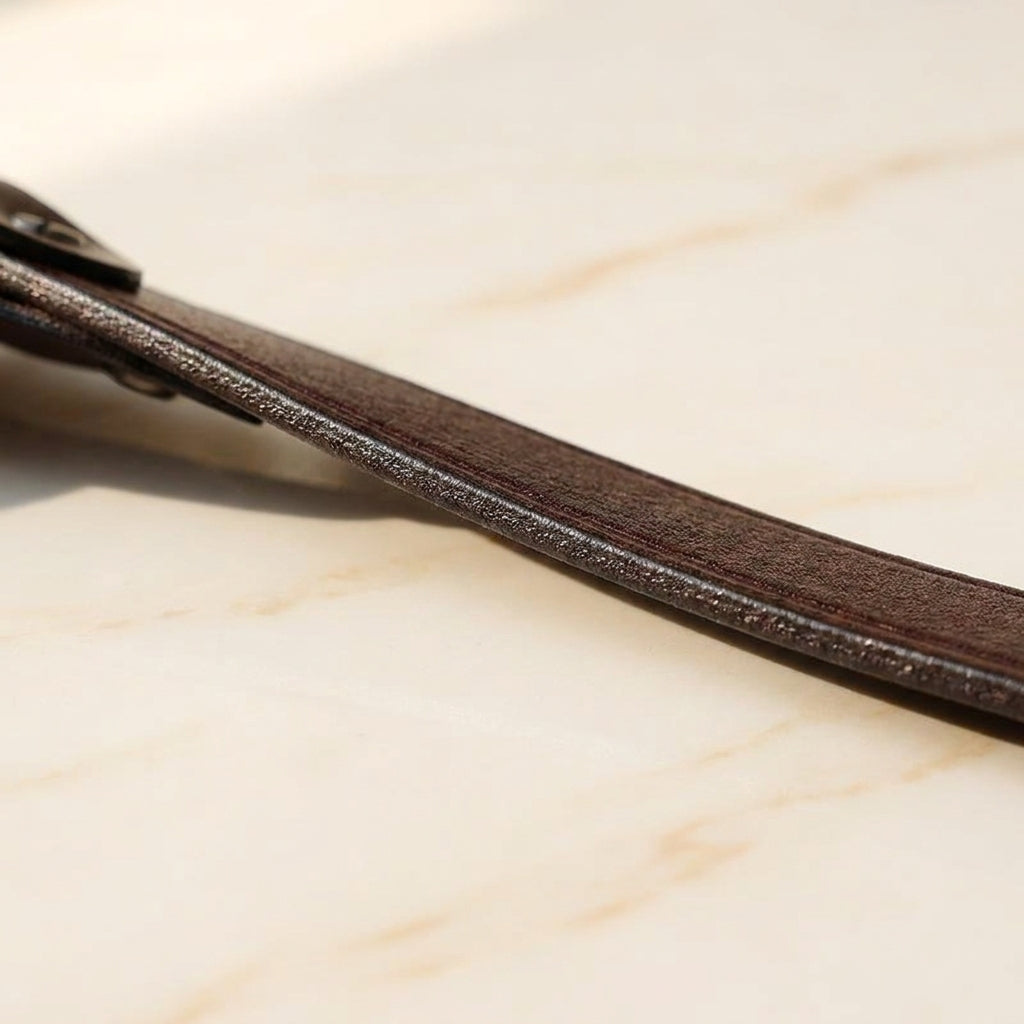 Navari – Engraved Western Three-Piece Leather Belt