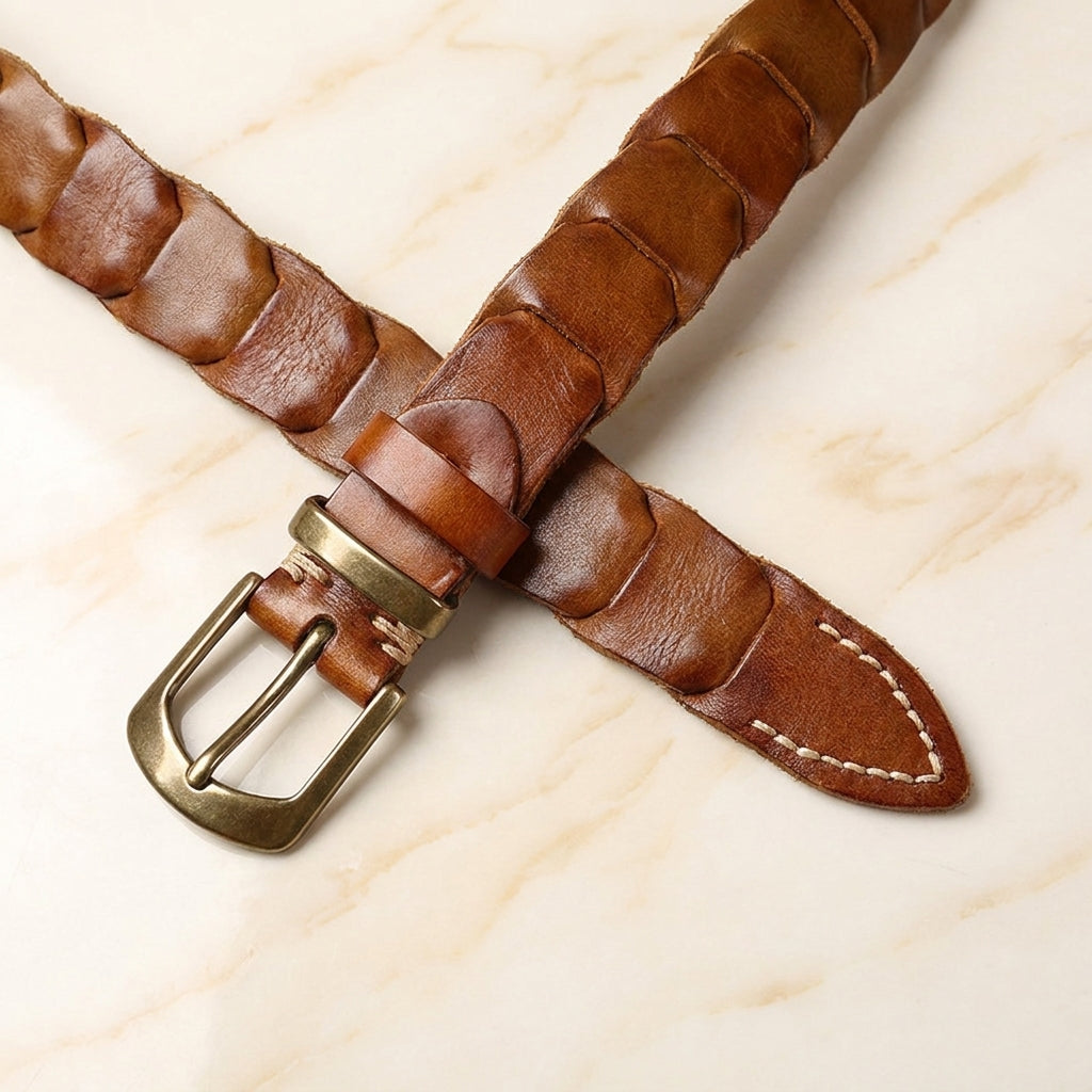 Vellaro – Woven Leather Belt